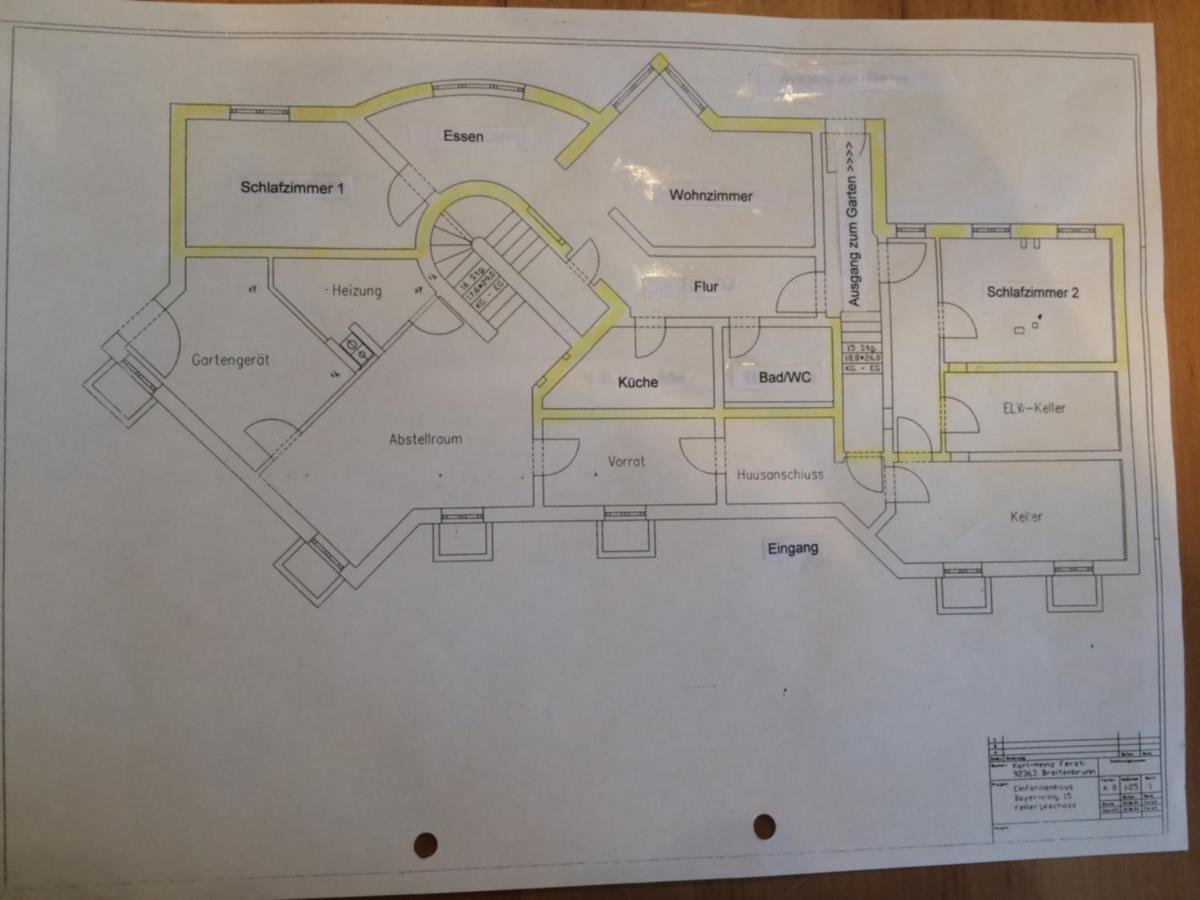 Ferienwohnung Bayernring Breitenbrunn  Exteriér fotografie